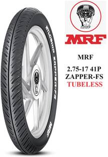 MRF 2.75-17 41P ZAPPER-FS TUBELESS 2.75-17 41P Front Two Wheeler Tyre
