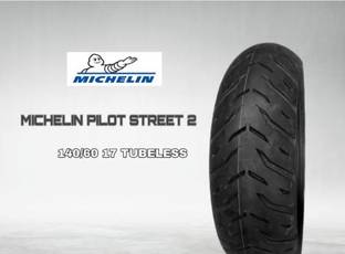 MICHELIN 140/60-R17 PILOT STREET 2 SPORTY PILOT STREET 2 (PS 2) Rear Two Wheeler Tyre