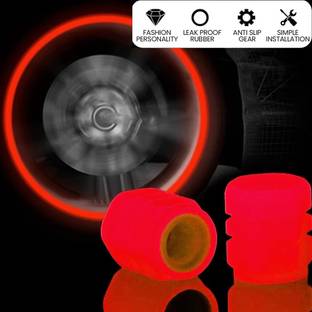 Euclid Plastic Tyre Valve Cap for Car, Bike