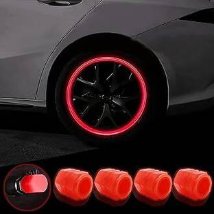 NANDI MART Plastic Tyre Valve Cap for Car