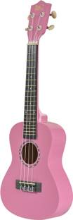 BLUEBERRY UK-40 NEON-PINK Concert (24 Inch) Body Sapele and Mahogany Concert Ukulele