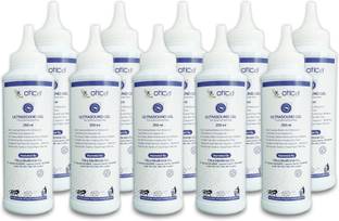 OTICA Ultrasound Gel Blue Gel for USG ECG EEG Sonography & Physio 250ml Pack of 10 Ultrasound Machine