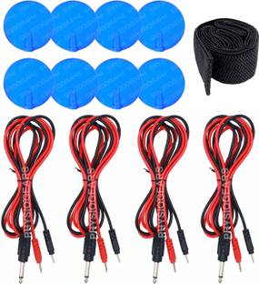 Physiogears Tens 4 Channel Tens Machine Accessories Combo Kit for Physiotherapy Machine Ultrasound Machine