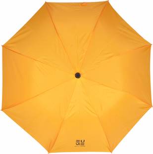EUME Leatrix 21 Inch 2 Fold Auto-Open Golden Umbrella