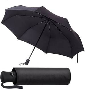 Atharva 3-Fold Auto Open Close Windproof Compact Travel UV Protection Umbrella