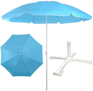 Dark Moon Garden Umbrella With Stand Outdoor Big Size 7ft/42in Umbrella for Hotel,Shop D12 Umbrella