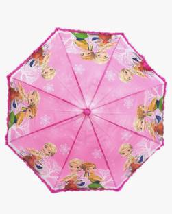 DEEGLO Barbie Cartoon Print Automatic Open Kids Umbrella Umbrella
