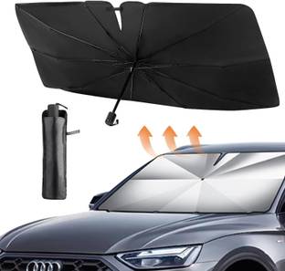 HICOBER Car Windshield Sun Shade Umbrella, Pull Ring Car Sunshade Umbrella