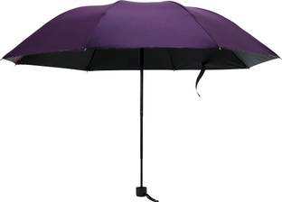 KUBER INDUSTRIES 3 Fold Manual Umbrella