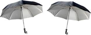 afrin entrerprisee AFRINENTERPRISEE || Umbrella black combo pack of 2 Umbrella