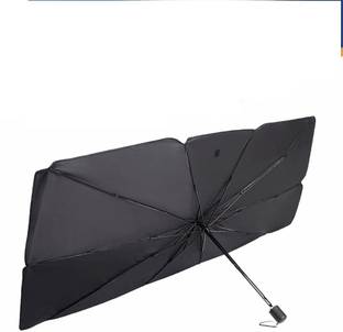 romj Foldable Sun and Heat Window Protection Car Sun Set Umbrella (Pack of 1) Umbrella