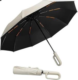 RIBS UV Protection Coated 3Fold Umbrella,Auto Open Travel for Men@Women Umbrella