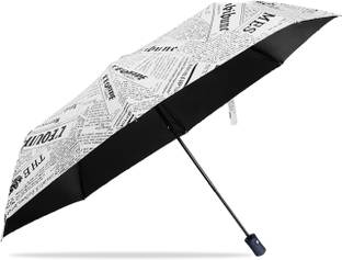 KRAPTICK Automatic Umbrella Newspaper Printed Umbrella