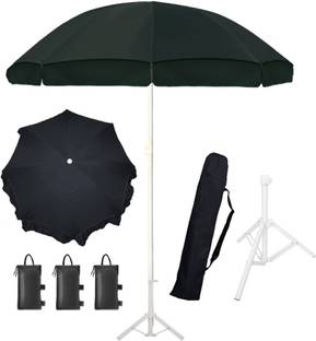 Ab Sab Umbrella Black Single With Sand Bag Umbrella