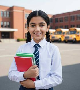 Daster White Uniform Shirt