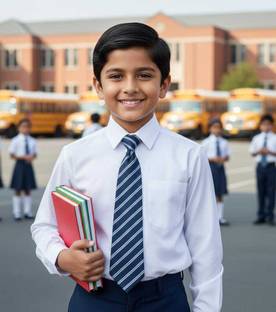 Daster White Uniform Shirt