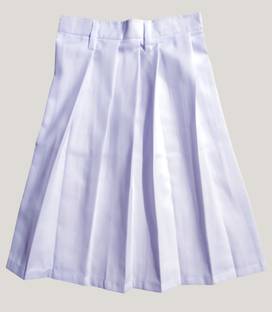 Abhima White Uniform Skirt