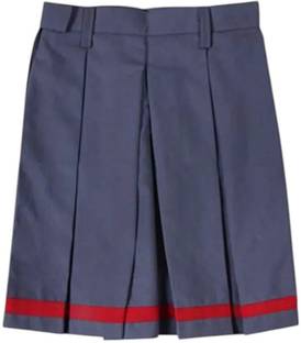 AMBIKASTORES Blue Uniform Skirt