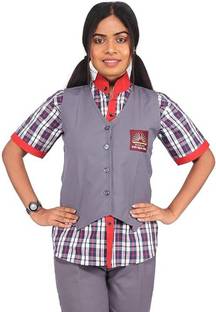 AMBIKASTORES Grey Uniform Waistcoat