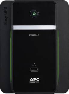 APC BVX2200LI-IN 230 V Line-interactive Tower Model UPS with Overload Protection 5 Outlet Plugs