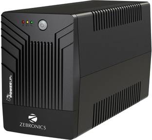 ZEBRONICS Zeb-U1200 ZEB-U1200 1000 V Offline/Standby Tower Model UPS with Overload Protection 3 Outlet Plugs