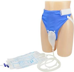 VASADIGITAL Male Reusable Urine Collector,Portable,Drainage Bag Leakproof Urine Connector Urine Bag