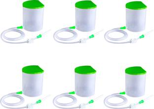 LISAMED Adults Reusable & washable Enema kit for Home use with Instruction (Pack of 6) Urine Pot