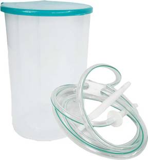 MEDISKY Reusable & washable Adults Enema kit for Home use with Instruction Urine Pot