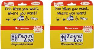 TRAVEL LOO Travel Loo - Disposable urinal( 6 bags of 600ml each) Urine Pot