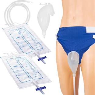 RAJry Male Urine Bag 2000 Ml+1000 Ml Urine Bag
