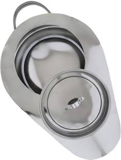 Bos Medicare Surgical Bedpan Urine Pot/Patient bed pot Stainless steel 1000Ml (Male) Commode Chair