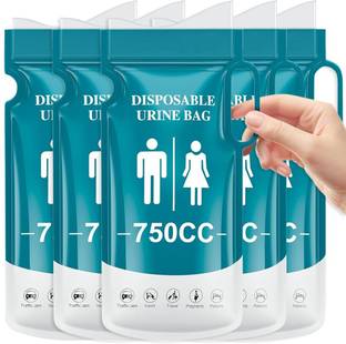 HANNEA Portable Urinal for Men Disposable Urine Bags with Handle Emergency Pee Bags Urine Pot