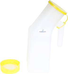 FAIRBIZPS Urinal Pot Portable And Safe Plastic Urine Pot With Cap Urine Bottle (1000ML) Urine Pot