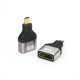 Etzin 8k Micro HDMI to HDMI Adapter, Standard Micro HDMI Adapter 2.1 Version(EPL-952H) USB Adapter