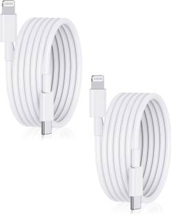 Ubee USB C to Lightning Cable 1M iPhone Fast Charger Cable 14/13/12/11 (Pack of 2) USB Adapter