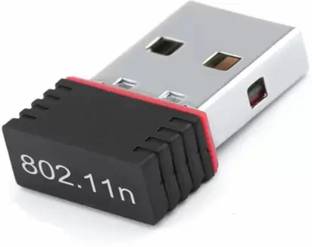Clairbell QXQ562_WiFi Adapter for PC Desktop Laptop USB WiFi Small Size WiFi Receiver(Blk) USB Adapter