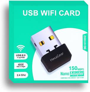 HexaGear 1300Mbps Dual Band WiFi Adapter USB for Laptop Computer and Desktop PC WiFi USB Adapter