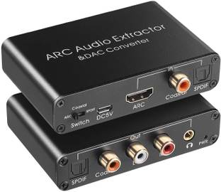 RyzCare HDMI ARC Audio Extractor 192KHz DAC Converter ARC Audio Extractor USB Adapter