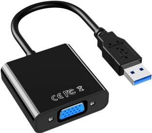 VOOCME USB to VGA Adapter USB 3.0 to VGA Converter Cable 1080P Multi-Display Adapter Laptop Accessory