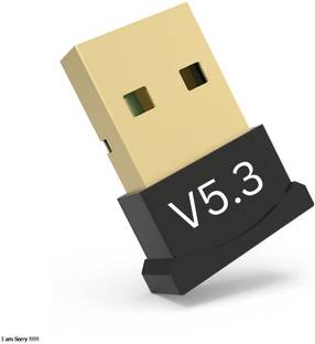 Trishika USB Bluetooth Adapter for Desktop, 5.3 Bluetooth Dongle Windows 11/10/8.1/7 USB Adapter