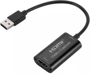 VOOCME Audio Video Capture Card HDMI to USB 2.0 4K 30fps Record Computer Live Streaming USB Adapter