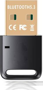 Tobo USB Bluetooth Adapter for PC, 5.3 Bluetooth Dongle Receiver (UB500) Supports Windows 11/10/8.1/7 for Desktop, Laptop, Mouse, Keyboard, Printers TD-1236WA Bluetooth