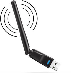 BALRAMA USB Wifi Adapter Dongle Ralink RT5370 Wi-Fi Antenna for PC LAPTOP TV Set Top Box Combo Set Designed for Gaming