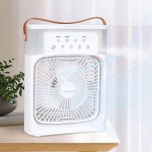 Damku Portable Mini Air Cooler Fan with Mist Spray Liquid Cooling All in one Cooler