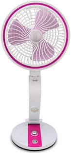 kemei JH-2018 MULTIFUNCTION FOLDING FAN WITH LED LIGHT JH-2018 USB Fan, Rechargeable Fan, Led Light