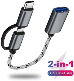 Foxne Point 2 in 1 USB Type C/Micro usb OTG Cable 2 in 1 USB Type C/Micro usb OTG Cable USB Hub