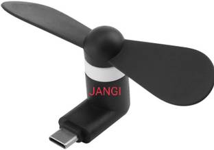 JANGI Type-C Personal USB Mini Fan 163 for Android Cell Phones USB mini Fan Type-C portable mini fan 163 usb OTG adaptor gadget for all mobiles USB Fan