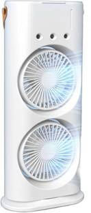 MY BABY LOVE A PERFECT CARE Portable Fan Double Ended Spray Fan, Desk Fan Cold Air Fan 3 Gears Rechargeable Cooling Fan All in one Cooler