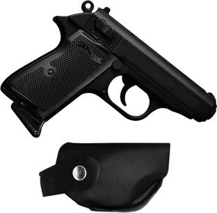 Black Camel ™ 508 Gun Lighter Shape Cigar Cigarette System Cover Pocket Lighter Gas Lighter Fully Metal Gun Shaped Jet Flame Windproof Cigarette Lighter Back System Cover USB Charger