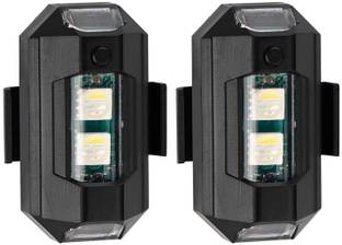 WRADER Aircraft Light for Drone Helmets Bike Cars and Number Plate with 7 Colors + Flashing Modes Small LED Aircraft Light (Pack of 2) Led Light